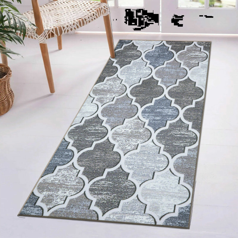 Runner Alysson Geometric Area Rug, Runner 60 x 225cm
