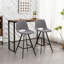Ensemble de 2 tabourets à hauteur de comptoir en tissu 28,25 po-274703180