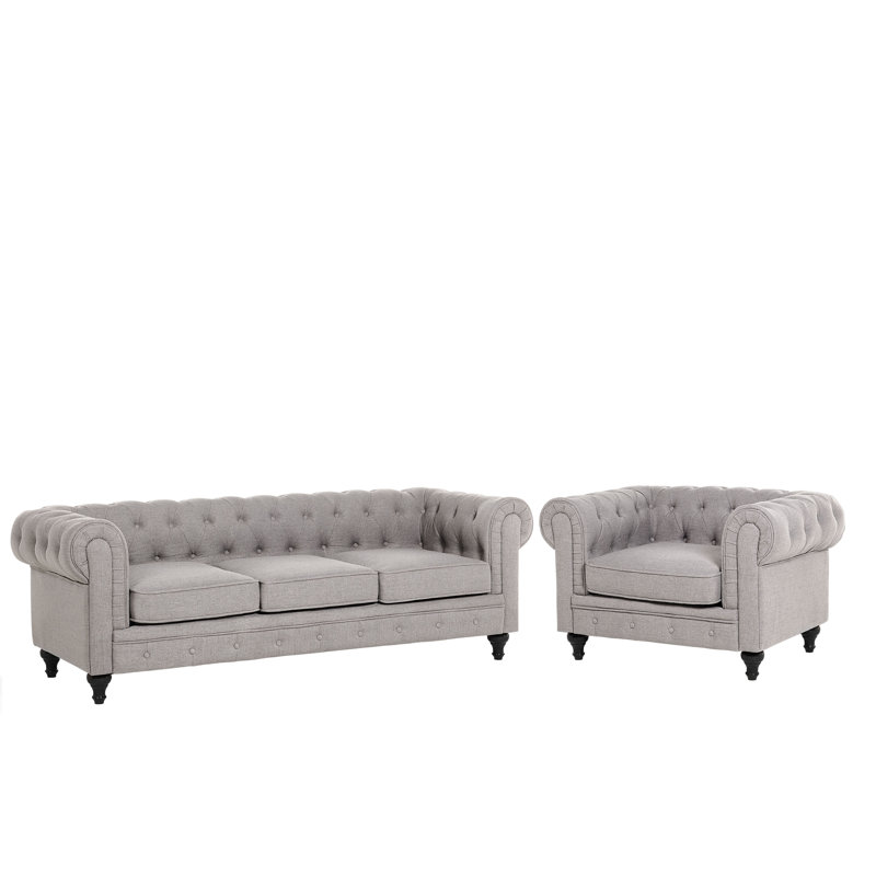 North Adams 2 - Piece Living Room Set, Light Grey