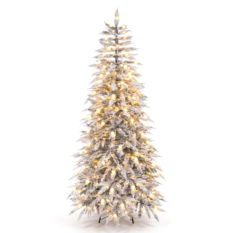 Arbre de Noël cyprès enneigé 6 pi., 7 pi