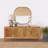 Minta Solid Wood Square Mirror
