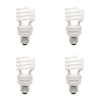 18 Watt (75 Watt Equivalent), T2 CFL Non-Dimmable Light Bulb, Daylight (2700K) E26/Medium (Standard) Base