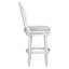 Tabouret de bar 31 po avec dossier et siège pivotant en bois blanc 31 po, 1 pièce-38882992