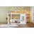Jonathan Wooden Bunk Bed with Storage Shelves, Window & 2 Doors-120886386