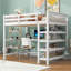  Lit mezzanine avec tablettes de rangement et bureau sous le lit-66213656-66213657