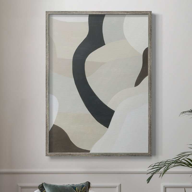 «Shifting Neutrals II», reproduction encadrée - bois massif, H 11 po x l 9 po