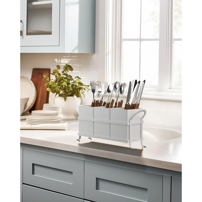 FAST APPLIANCES LLC Metal Rectangle Flatware Caddy
