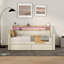 Lit de jour simple avec tiroirs de rangement Cleland-126483233