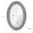 Busey Ribbed Oval Framed Accent Mirror-501332217