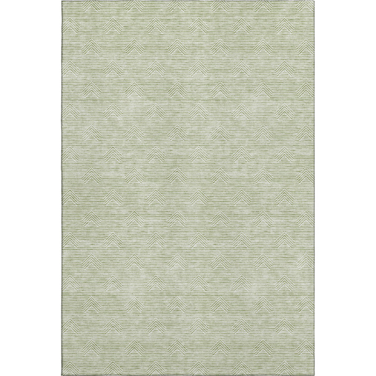 Premium Machine Washable Prisco Aloe Rug