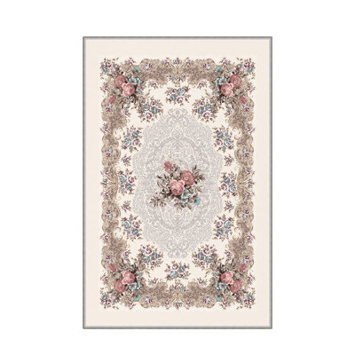Antibacterial Hall Carpet, 39.4 x 59.1 inches | 100% Polyester, 0.4 in Pile Height, Non-Slip PVC Felt Dot Underside | Machine Washable, 3D Digital Printing, Durable & Stylish for Modern Home Décor