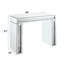 Meuble-lavabo 44 po, verre miroitant, blanc  