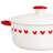 Coquette Heart Mini Cocotte, Red,