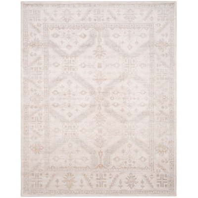 Tapis beige / bleu Moharaja