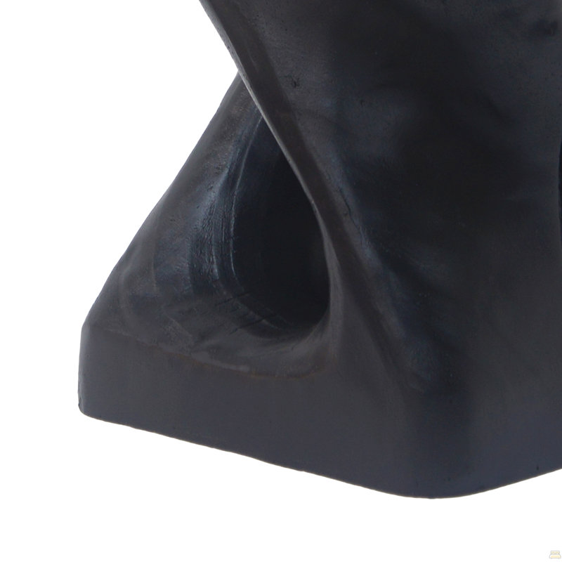 Table d'appoint MGO Twist Shape, Noir