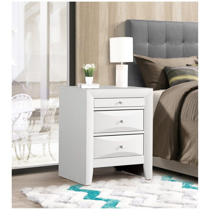 Elegant White Nightstand