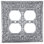edgar berebi switch plate glendale 4 outlet switch cover in satin nickel plate