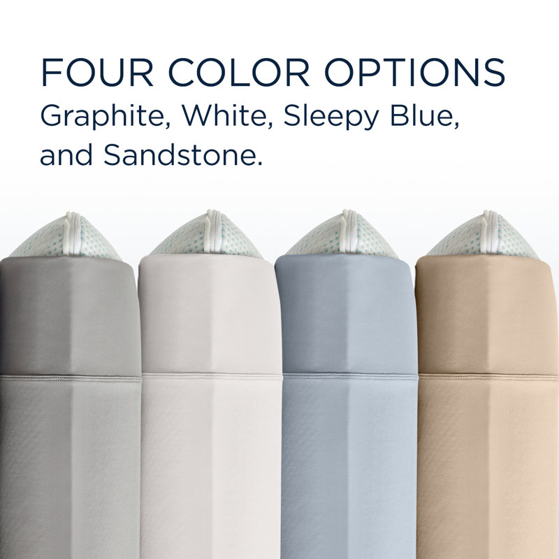 TEMPUR-ProPerformance Pillowcase Set, Sandstone, Queen Pillowcase