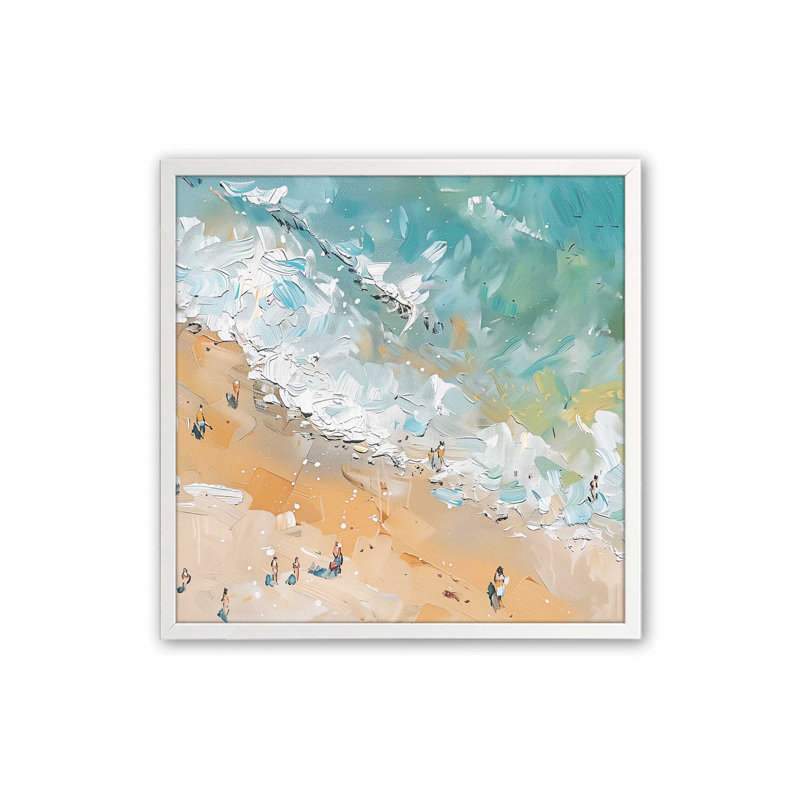 Impression encadrée sur papier, Blanc opaque, H 21 po x l 21 po x P 1,25 po