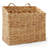 2-Tier Hanging Baskets, Vertical Woven Kitchen Wall Storage Organizer