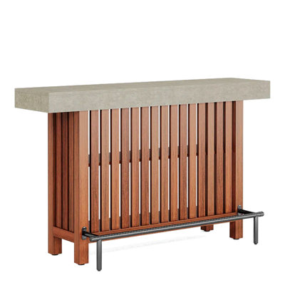 Table basse, unité de bar, table de bar