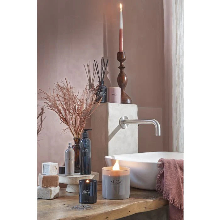 Wood Glass Table Vase