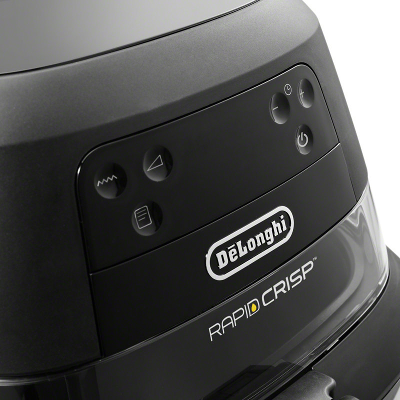 De'Longhi Rapid Crisp Air Fryer, 5-Quart, 1700-Watt XL, Black