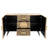 Fevronia 3 Drawer 2 Door Brass Chest