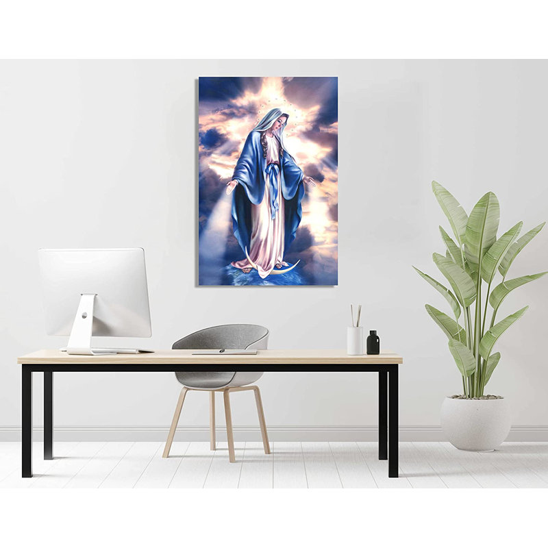 Vierge Marie par James Blakeway - Photographie sans cadre sur toile