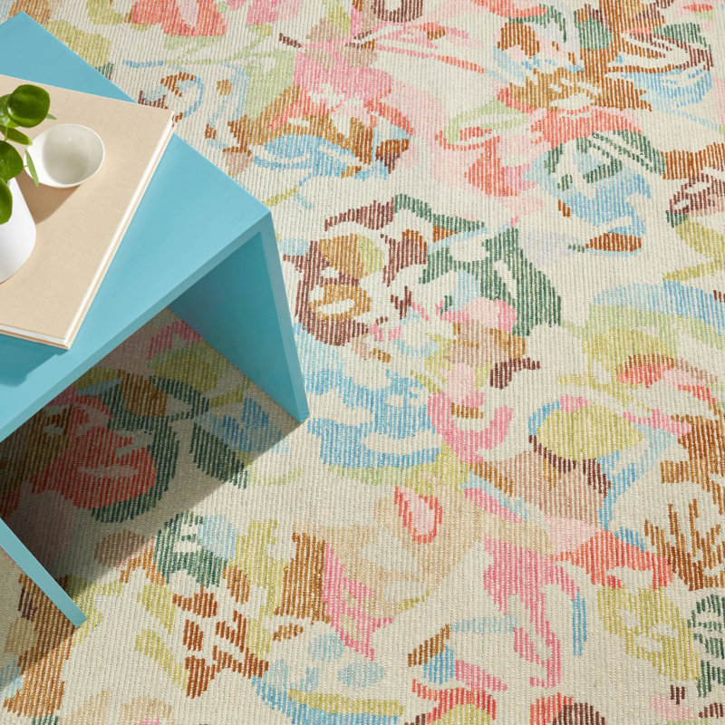 Bloom Multi Hand Tufted Wool Rug, Rectangle 8'6" x 11'6"