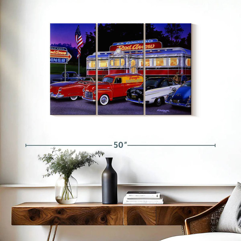 Mehar Red Arrow Diner, 24" H x 38" W