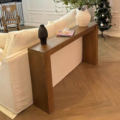 Console brun simple de style européen