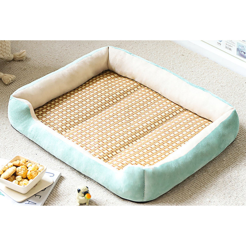 Fedde Cotton Pet Bed, 3" H x 21.6" W x 27.5" D