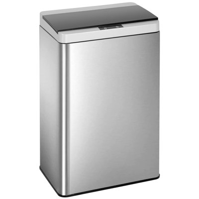 Steel Touch Top Kitchen Trash Can - 13 Gallons