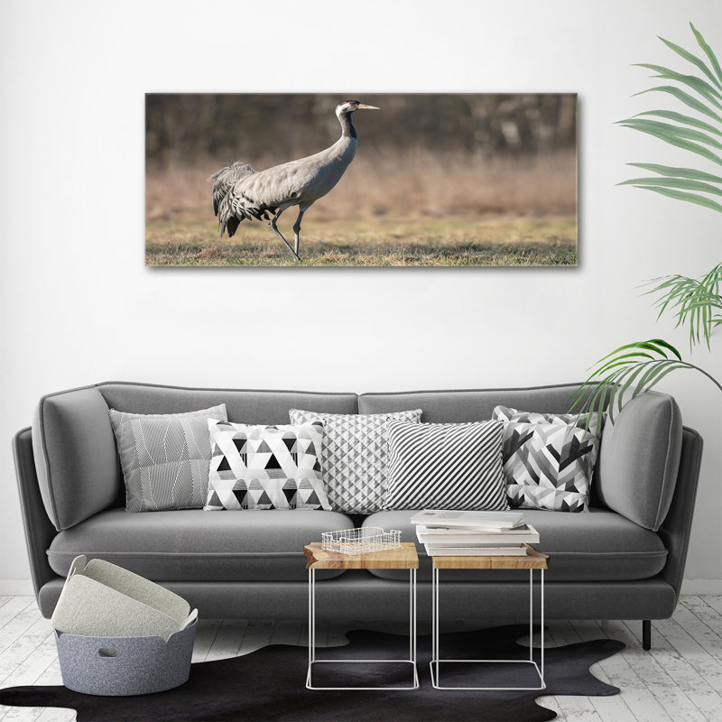 Heron - Wrapped Canvas Print