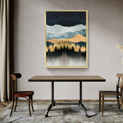 Cadre flottant, impression sur toile