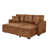 Chaise gauche brun clair