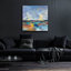  «Del Mar Lagoon 2» par Silvia Vassileva, art mural en verre acrylique, 36 po x 36 po-1049030902