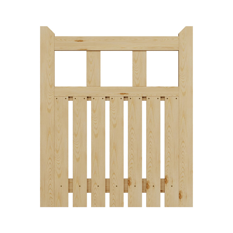 Bargman Wood Gate, 7.6 ft. H x 6.4 ft. W