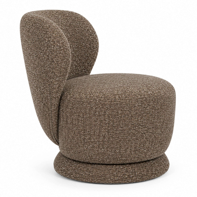 Upholstered Swivel Accent Chair