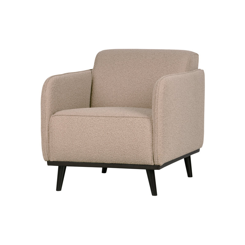 Velvet Armchair, Boucle Chestnut