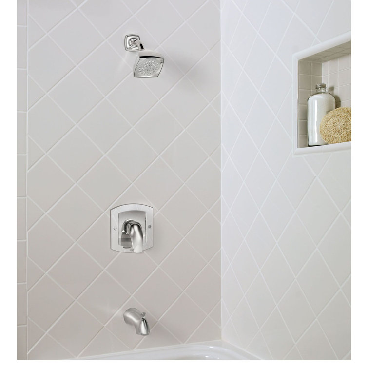 Zarina Pressure Balance Tub and Shower Faucet with Lever Handle and Posi-Temp