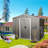 Metal Storage Shed-119276470-119276469