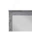 Miroir rustique à finition chêne gris