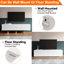 Hangable and floor standing TV stand in high-gloss UV panel-206552561-206552527