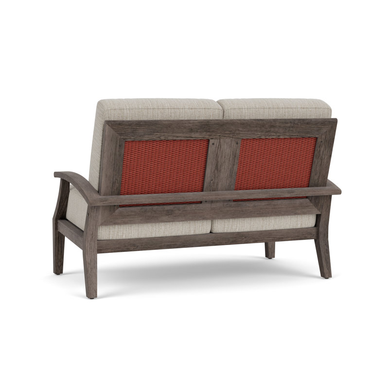Frontier Outdoor 2 - Seat Loveseat, Friendly Flax, Charcoal