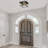 Rosalee 2- Light Matte Black Glass Flush Mount