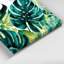 «Hawaiian Stylized Leaves», art mural sur toile verte-552585645