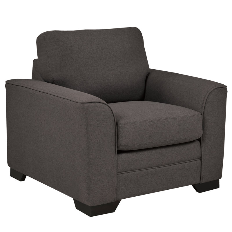 Chaise en tissu Beauchamp, gris anthracite, Gris anthracite