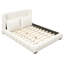 Lit plateforme tapissier avec 2 coussins-395858574-395858800